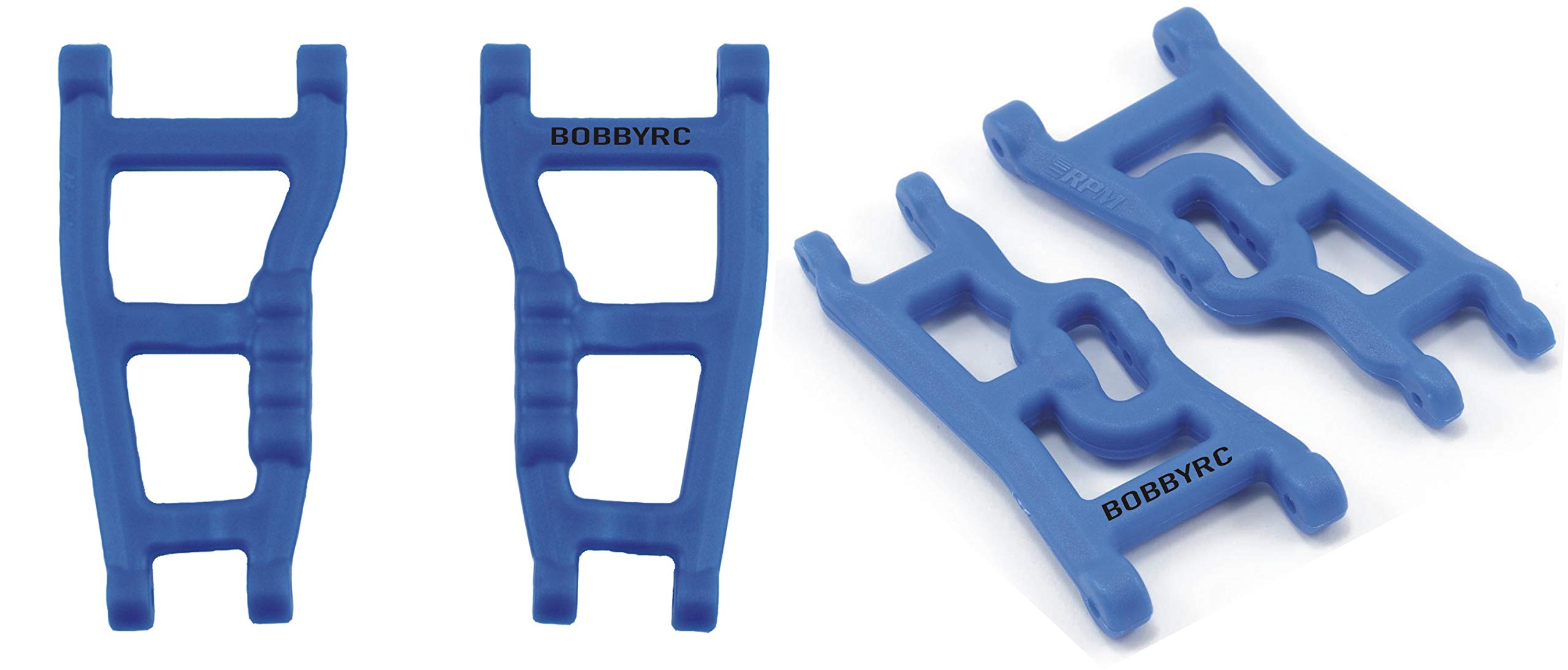 RPM 80245 Front & 80595 Rear Blue A-Arms 1/10 Traxxas Slash 2wd